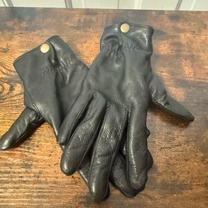 Wilson Leather Thinsulate Thermal Insulation Brown Adjustable Gloves Women M.